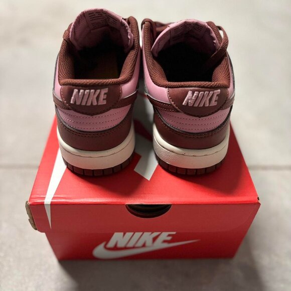 Wmns Nike Dunk Low Next Nature Pink Burgundy Red White DD1873-114 - Picture 4 of 8